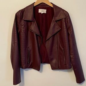 Faux leather jacket